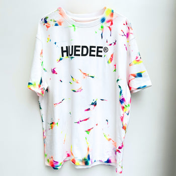Tie-dye Neon White Unisex T-shirt