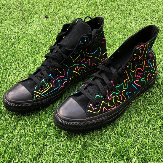 Converse Techno UV Space Odyssey Black Sneakers – Huedee